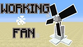 Working Fan in Minecraft !