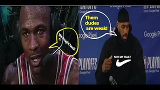 Lebron vs Michael Jordan response after a loss, one is a complainer and excuse maker, one is NOT..