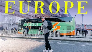 Traveling through Europe on a 20$ bus 🤑 (Flixbus honest review)