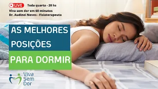 Melhor posição para dormir é a que você consegue relaxar