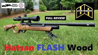 Hatsan FLASH Wood (Full Review) + Accuracy Test from UTAH AIRGUNS