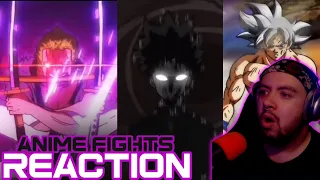 ANIME NOOB REACTS TO Top 10 Visually Stunning Anime Fights PART 4