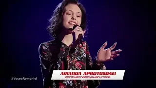 ✌ Amanda Aprotoşoaei - idontwannabeyouanymore ✌ AUDIŢII pe nevăzute | VOCEA României 2019 FULL HD
