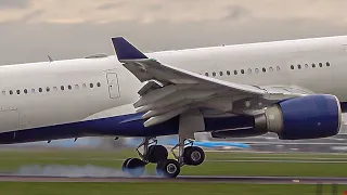 15 INSANE BUTTER LANDINGS of the Airbus A330 | A330neo, A330 classic & A330F