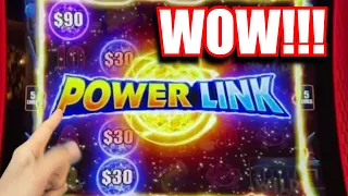 I Put $1,000 in a High Limit Power Link Slot Machine... Let's See What Happens