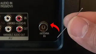 Insert Needle into TV and watch all channels in the world || Antenna Booster