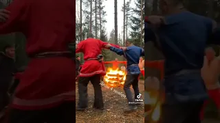 Хоровод славян-мужчин"Велесье" г.СПб