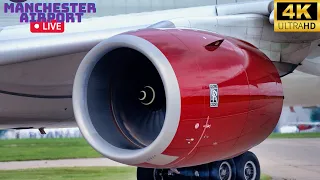 🔴[4K] LIVE planespotting from Manchester Airport 🔴 #live #manchesterairport #planes