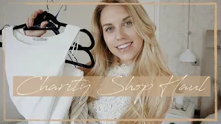 CHARITY SHOP HAUL THRIFTING & TRY ON | Freya Farrington