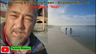 Fishing & Pumping Prawn - Strandfontein Pool