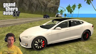 Tesla model S в GTA 4. Технологичненько