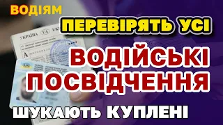 Перевірять ПРАВА - усім водія приготуватись