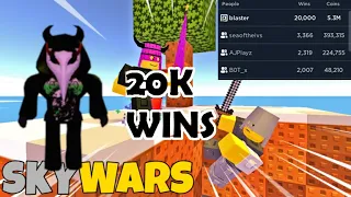 20,000 wins (Roblox Skywars)