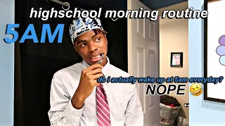 my 5am high school "morning routine"