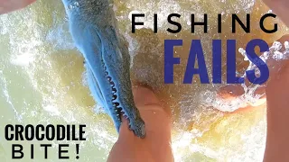 Bitten By a Nile Crocodile! (Fishing Fails and other Funny Moments Volume 1)