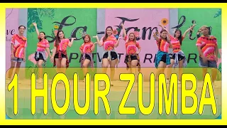 1 HOUR RETRO DANCE WORKOUT | 80's and 90's Hits | Dance Fitness |  ZUMBA