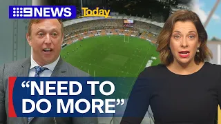 Minister for Sport speaks on claims of cancelling Brisbane 2032 Olympic | 9 News Australia