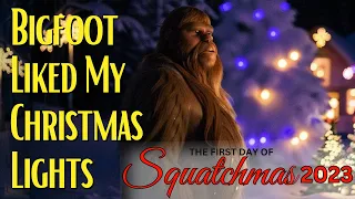 The Bigfoot Kept Coming To Look At Their Christmas Lights