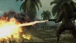 Call of Duty:World  at War - Epic Flamethrower Mission! (Burn em out)