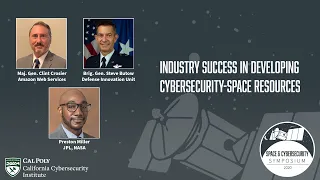 Industry Success in Developing Space-Cybersecurity Resources | SCS 2020