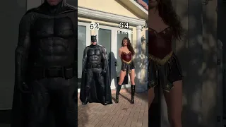 Justice League Height comparisons 😳😱