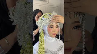 Before after makeup pengantin Ayyunazzuyyin