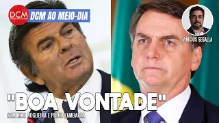 STF promete "boa vontade" a Bolsonaro se atos golpistas acabarem; o medo da prisão de Carluxo
