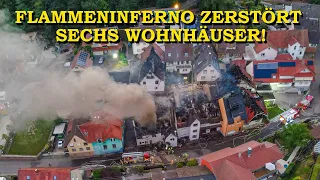 [GROSSE DOKU] +-+ FLAMMENINFERNO ++ 6 HÄUSER IN VOLLBRAND | FEUERWEHR im GROSSEINSATZ | DIERSBURG🔥🎥🚒