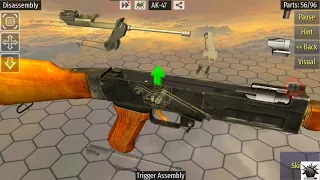 AK47 Complete (Disassembly) HD Animation. مکمل بے ترکیبی حرکت AK47پذیری۔