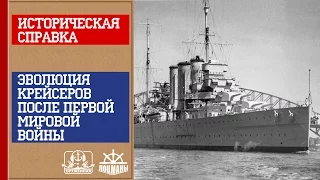 Историческая справка.  Эволюция крейсеров после Первой мировой войны.