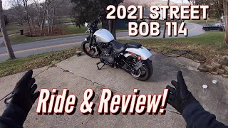 2021 Harley Davidson Street Bob 114 | Test Ride and Review!