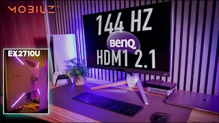 BenQ EX2710U Mobiuz 4K 144Hz Monitor Perfect for Gaming and Everything Else!