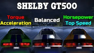Torque vs Balanced vs Horsepower - Shelby GT500 Tuning  - Need for Speed Carbon Redux mod