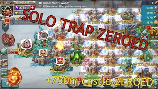 How to zero solo trap and how to get rallied! Lords Mobile gameplay!