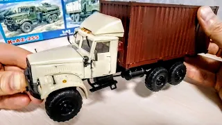 КрАз - 255 " Контейнеровоз". Модель в масштабе 1:43