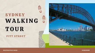 Sydney Australia Walking Tour - Pitt Street 4K [60fps HDR]