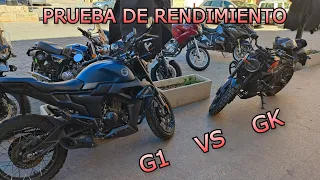 PRUEVA DE RENDIMIENTO ZONTES GK VS G1