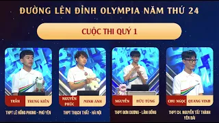 Kịch tính cuộc đấu giành vé đầu tiên của Chung kết Đường lên đỉnh Olympia 2024 (EP.1)