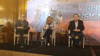 ❄ Frozen 2 🍂 French Press Conference with Jennifer Lee, Chris Buck & Peter del Vecho