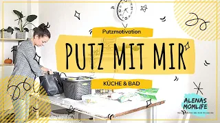 PUTZMOTIVATION 🤫 KÜCHE und BAD - PUTZ MIT MIR - Speed Cleaning I Alenas Momlife