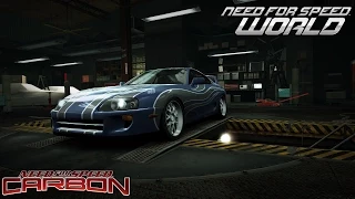 Need For Speed World Darius Supra Tuning (NFS Carbon Intro)