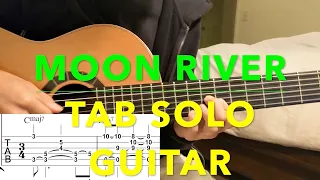 Moon River | Audrey Hepburn | TAB guitar finger style