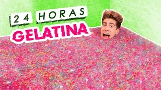 24 HORAS EN BAÑERA DE GELATINA / CASI MUERO!