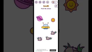 Tricky brains level 62 find the aliens walkthrough solution