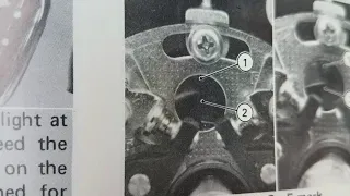 Point Gap adjustment on Kawasaki KZ650 B3 and ignition timing adjustment 1979 Kawasaki