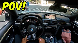 Going To Work In A BMW 440i F36 [LOUD EXHAUST POV]