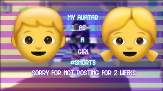 my roblox avatar as a girl | genderbend #shorts