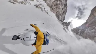 CANALE NORD BURELONI POLVERONI. 🇮🇹💨Montagna- Dolomiti- Sci alpinismo-