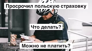 Что делать если просрочил страховку в Польше?