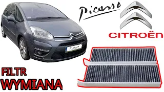 WYMIANA FILTRA KABINOWEGO CITROEN C4 PICASSO 2011 2.0 HDi Peugeot